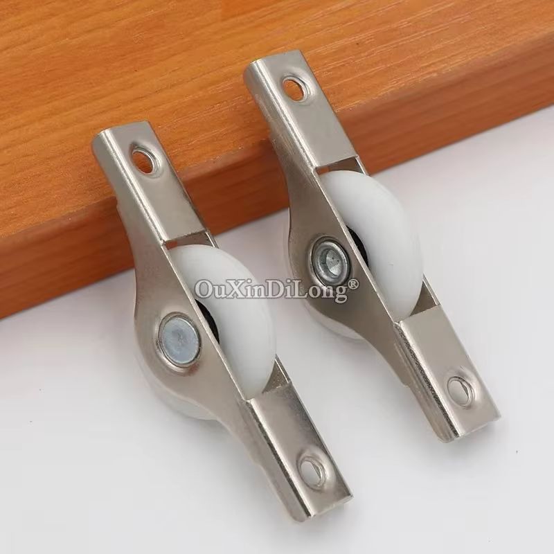 Furniture Hardware Brands - ลูกกลิ้งประตูบานเลื่อนแบบใหม่ 10 ชิ้น ล้อไนลอนสำหรับตู้เสื้อผ้า ตู้เก็บของ หน้าต่าง