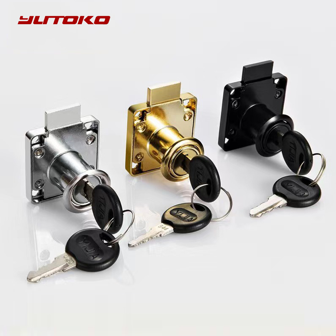 Furniture Hardware Latch - Yutoko คุณภาพสูงโต๊ะลิ้นชักล็อคตู้เสื้อผ้าล็อคตู้ล็อคเฟอร์นิเจอร์ Cam Locks