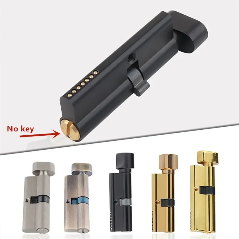 Furniture Hardware Latch - ในร่มไม้ประตูทองเหลือง Keyless ล็อค Core ห้องน้ําประตูล็อคห้องครัวฮาร์ดแวร์เฟอร์นิเจอร์อุปกรณ์เสริม