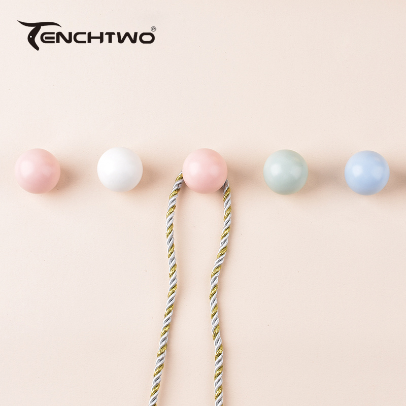 ตะขอเซรามิกทรงกลมตะขอแขวนเสื้อ - Furniture Hardware Latch บทวิจารณ์และราคา