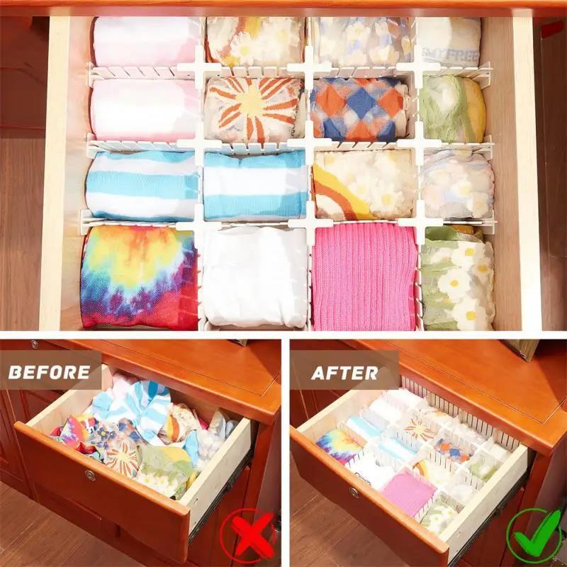 อุปกรณ์เสริมฉากกั้นแบบใช้งานได - Drawer Organizer Peg บทวิจารณ์และราคา