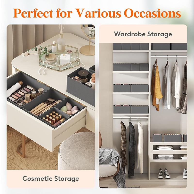 กล่องจัดระเบียบลิ้นชัก ผ้าไม่ถ - Drawer Organizer Peg บทวิจารณ์และราคา
