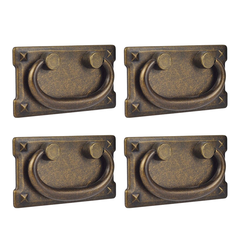 4Pcs Vintage Antique Bronze ลิ - Furniture Hardware Latch บทวิจารณ์และราคา