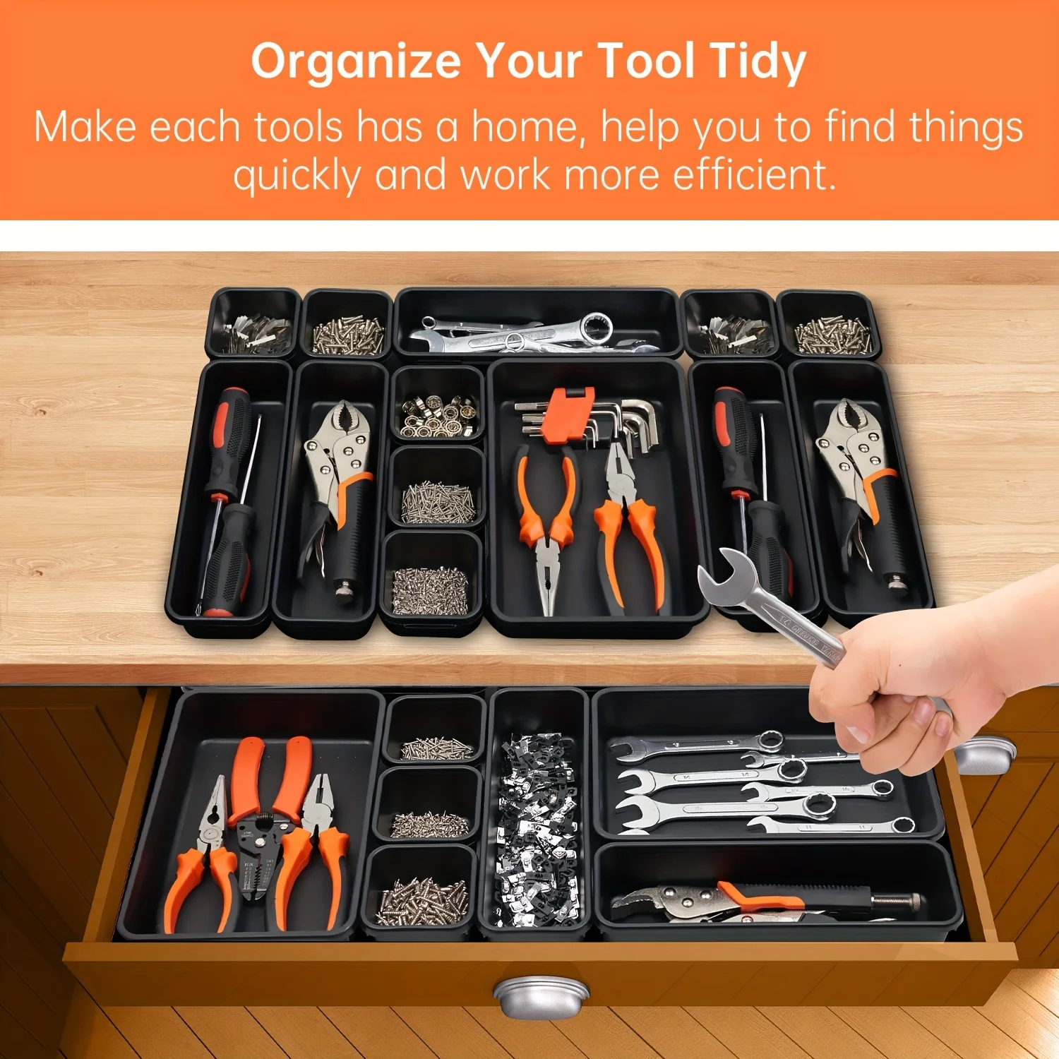 8/22/32pcs เครื่องมือกล่องถาดแ - Drawer Organizer Peg บทวิจารณ์และราคา
