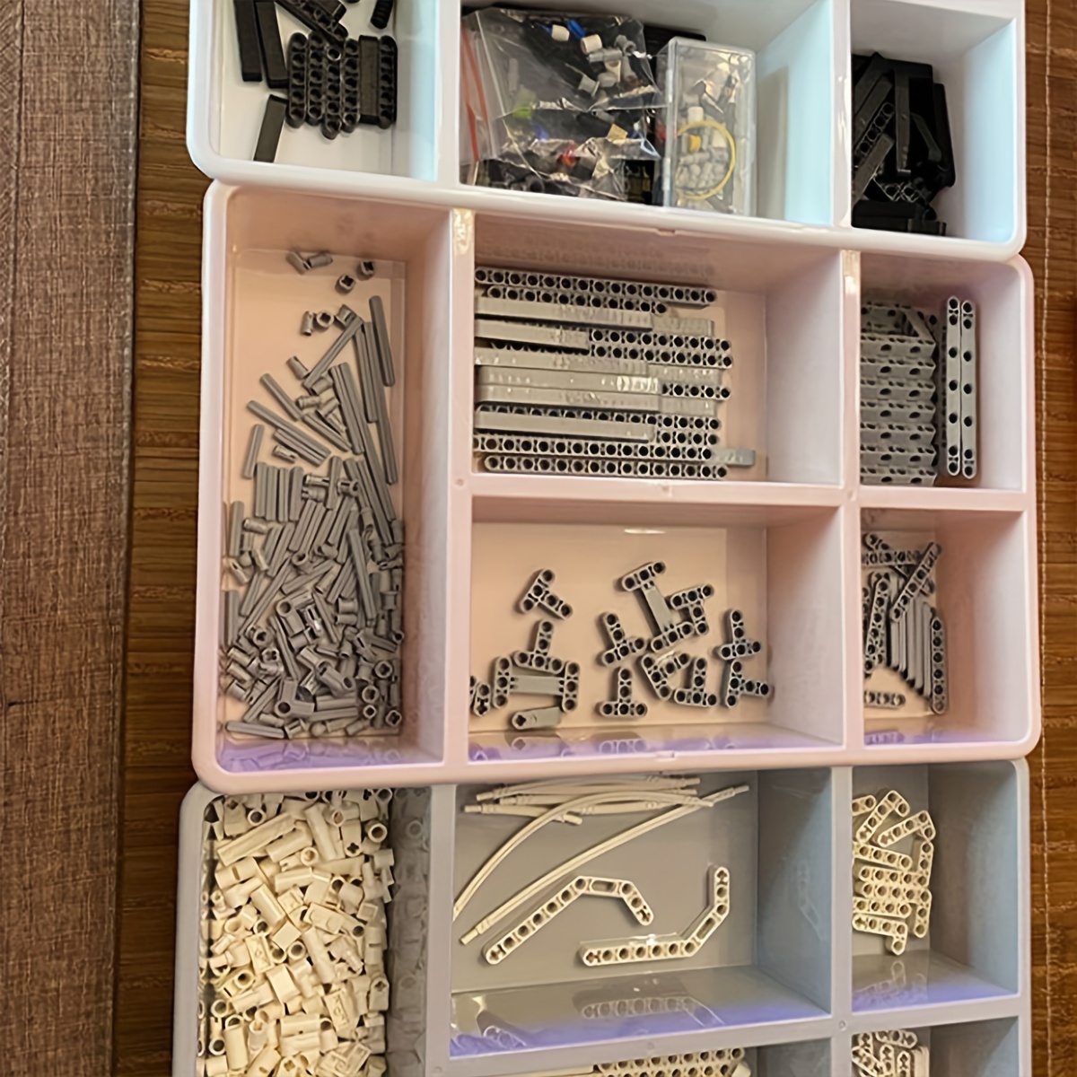 กล่องเก็บของแบบแบ่งช่อง 2 ชิ้น - Drawer Organizer Peg บทวิจารณ์และราคา