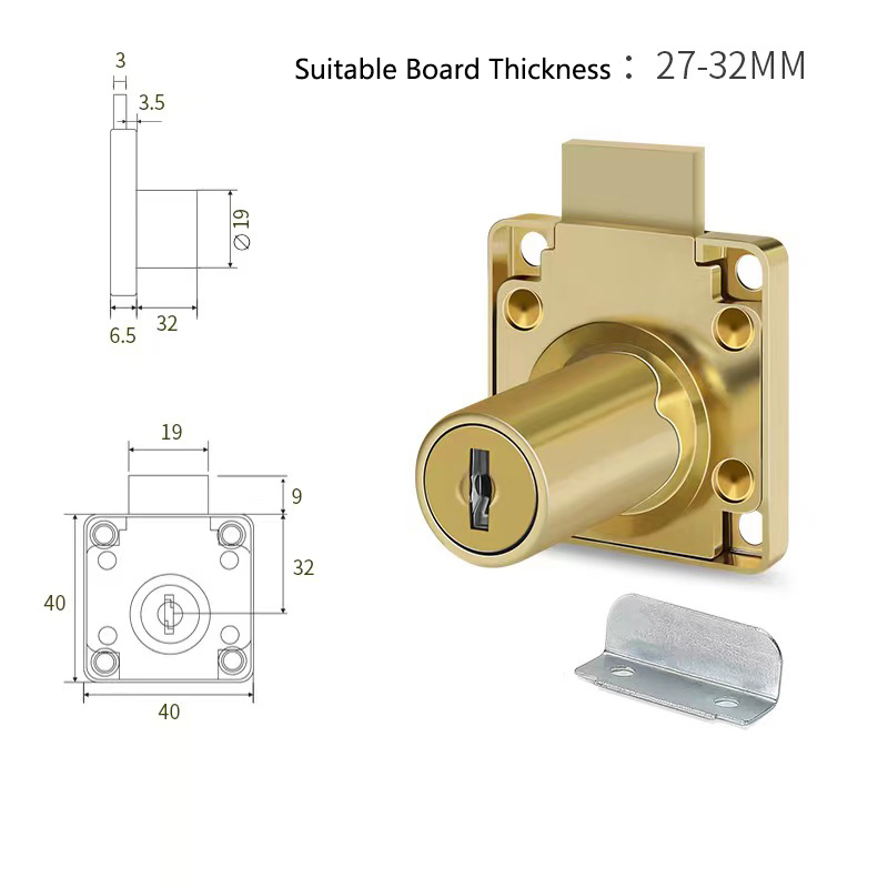 Yutoko คุณภาพสูงโต๊ะลิ้นชักล็อ - Furniture Hardware Latch บทวิจารณ์และราคา