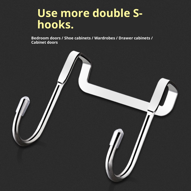 ตะขอแขวนประตูสแตนเลสแบบไม่ต้อง - Drawer Organizer Peg บทวิจารณ์และราคา