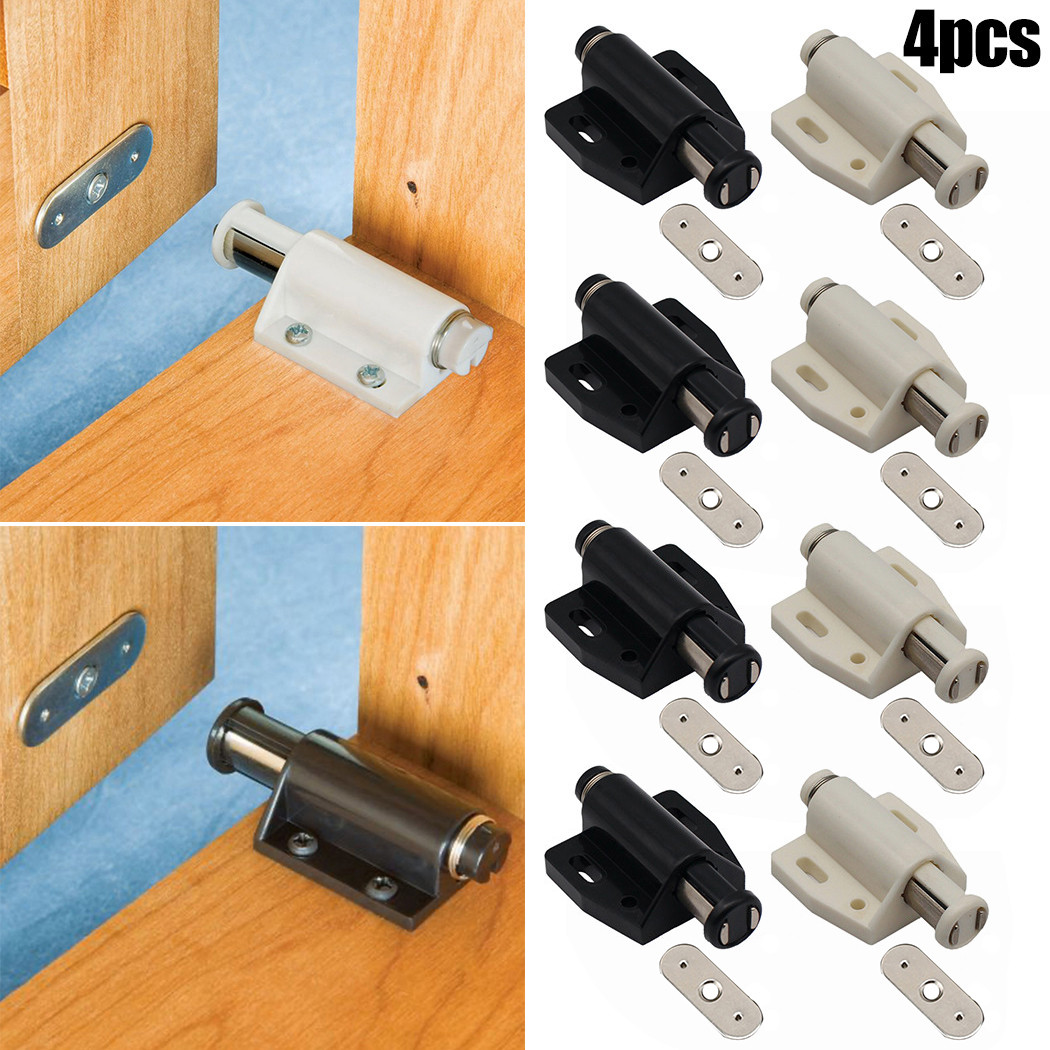 4 ชิ้น/แพ็คแม่เหล็กประตูตู้จับ - Furniture Hardware Latch บทวิจารณ์และราคา